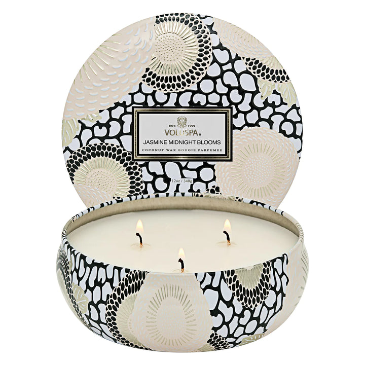 Voluspa - Jasmine Midnight Blooms Candle