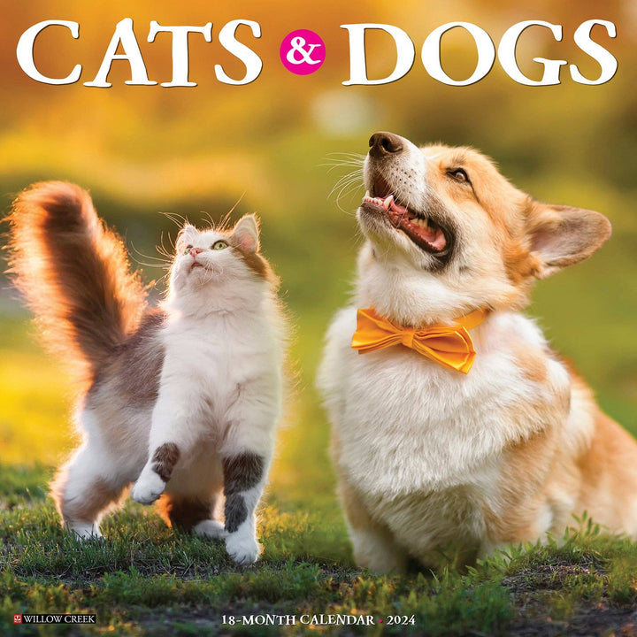 Cats & Dogs 2024 Wall Calendar