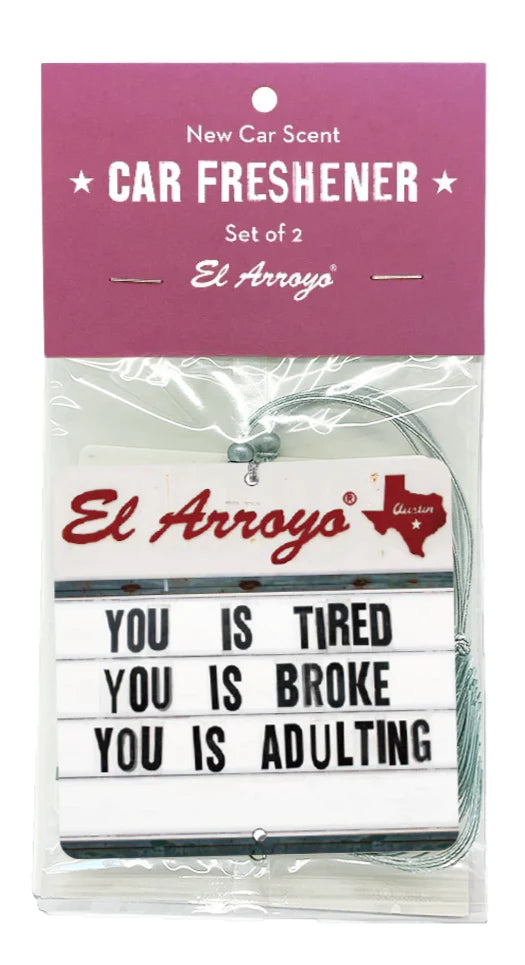 El Arroyo - Marquee Car Air Freshener