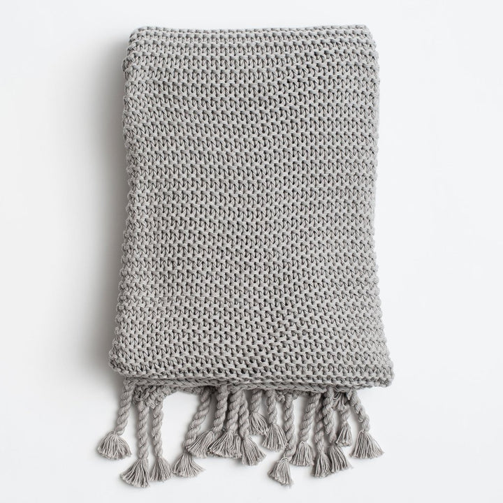 Organic Cotton Comfy Knit Throw