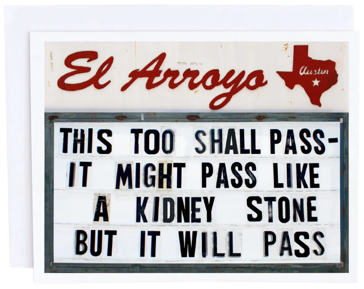 El Arroyo - Marquee Greeting Card