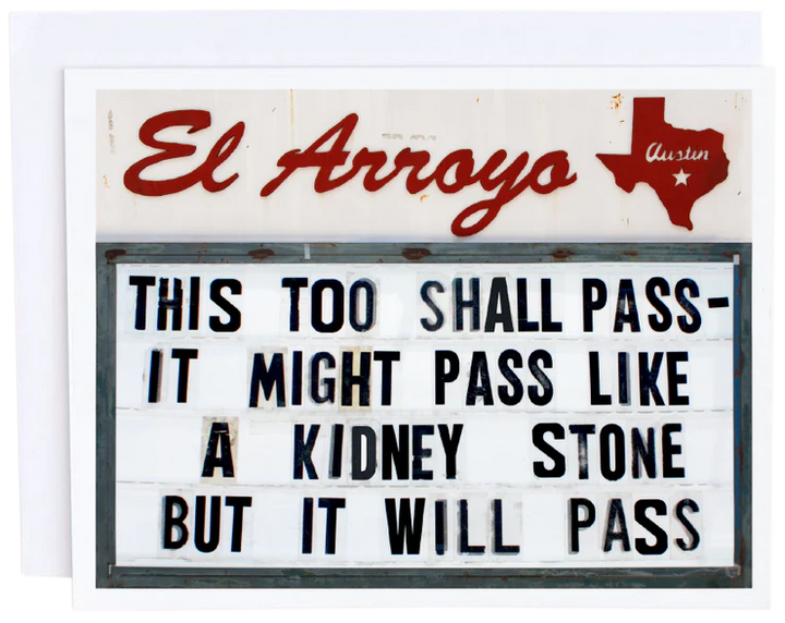 El Arroyo - Marquee Greeting Card