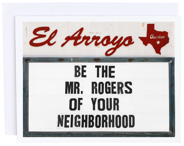 El Arroyo - Marquee Greeting Card