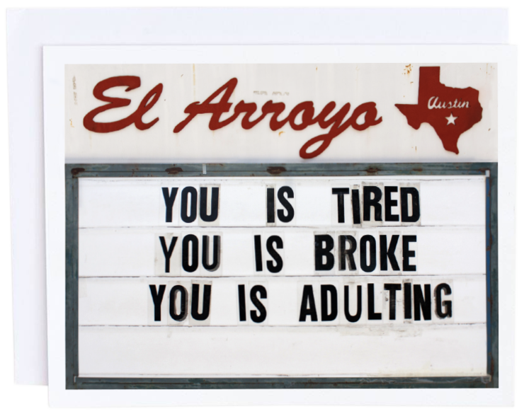 El Arroyo - Marquee Greeting Card