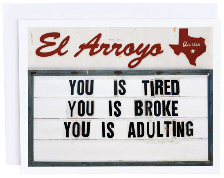 El Arroyo - Marquee Greeting Card