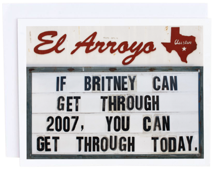 El Arroyo - Marquee Greeting Card