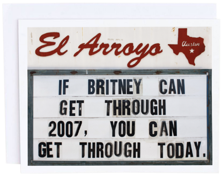 El Arroyo - Marquee Greeting Card