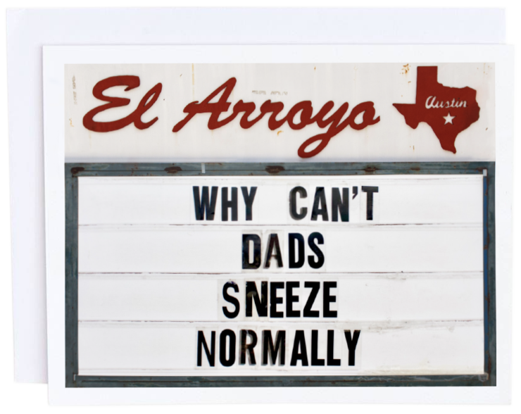 El Arroyo - Marquee Greeting Card