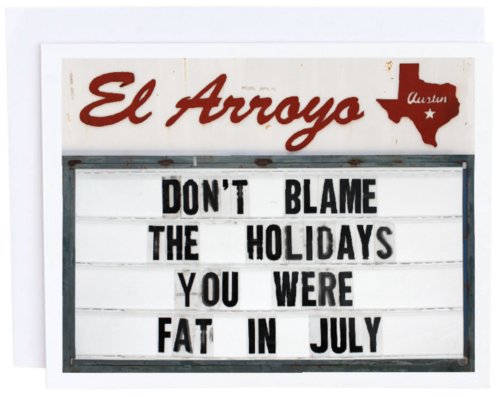 El Arroyo - Marquee Greeting Card