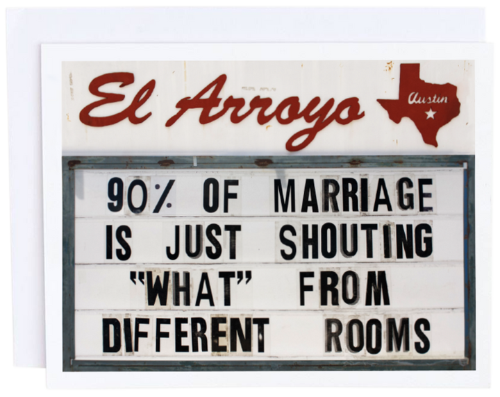 El Arroyo - Marquee Greeting Card