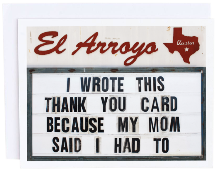 El Arroyo - Marquee Greeting Card