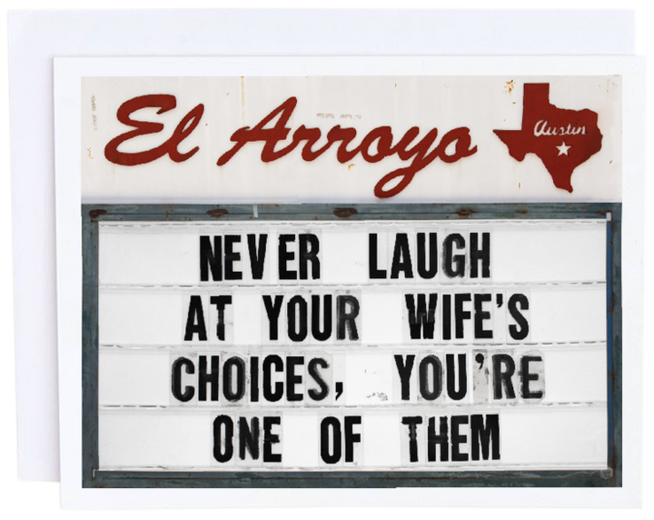 El Arroyo - Marquee Greeting Card