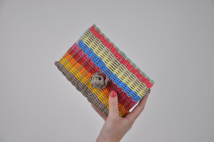 The Lilley Line - Clutch - Multi Bright Stripe