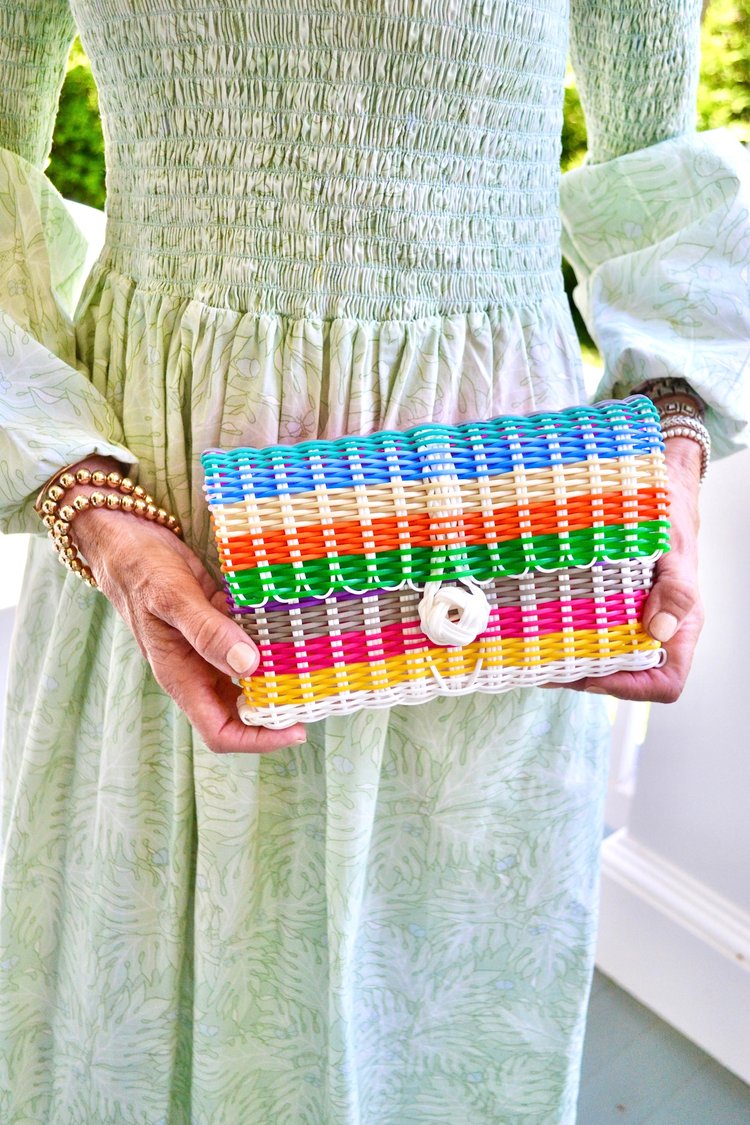 The Lilley Line - Clutch - Multi Bright Stripe