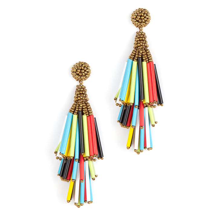 Deepa Gurnani - Rain Fringe Earrings