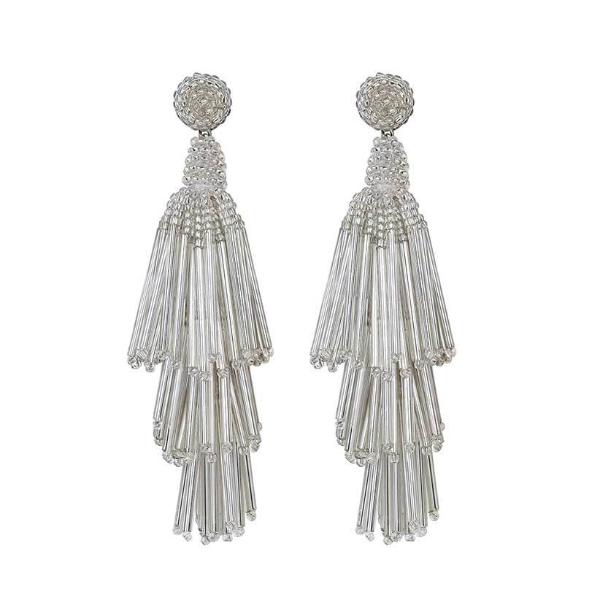 Deepa Gurnani - Rain Fringe Earrings