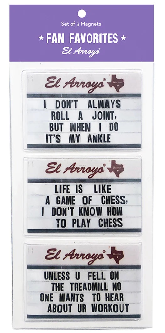 El Arroyo - Marquee Magnet Set