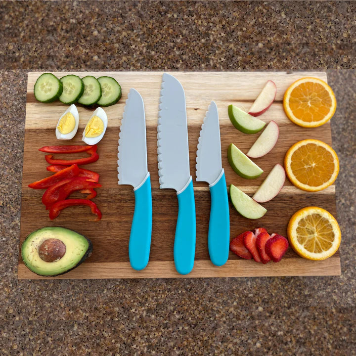 Handstand Kitchen - Set of 3 Kid-Safe Knives