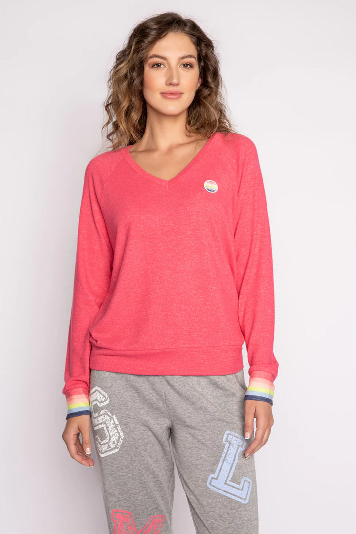 P.J. Salvage - Happy Things Long-Sleeve Top