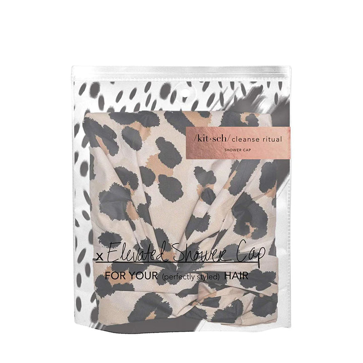 Kitsch - Luxury Shower Cap - Leopard