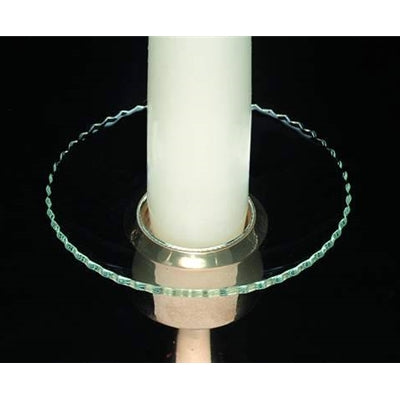 Glass Taper Candle Bobeche