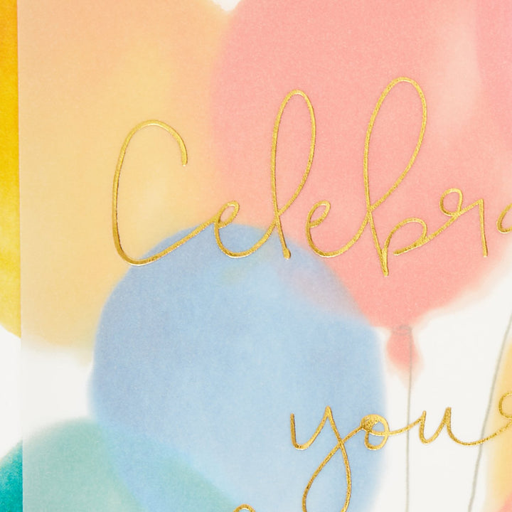 Niquea.d - Birthday Card - Balloons With Vellum