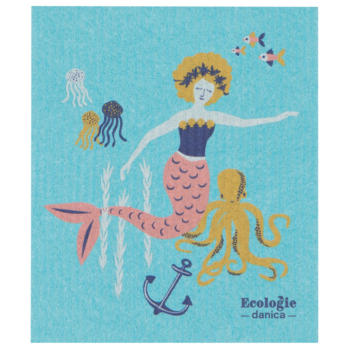 Mermaids Swedish Sponge Cloth