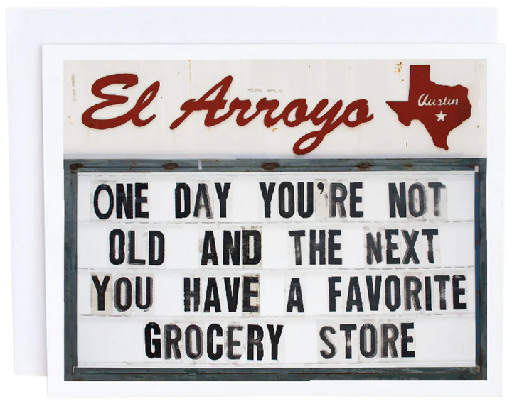 El Arroyo - Marquee Greeting Card