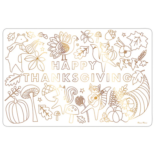 Thanksgiving Coloring Placemats