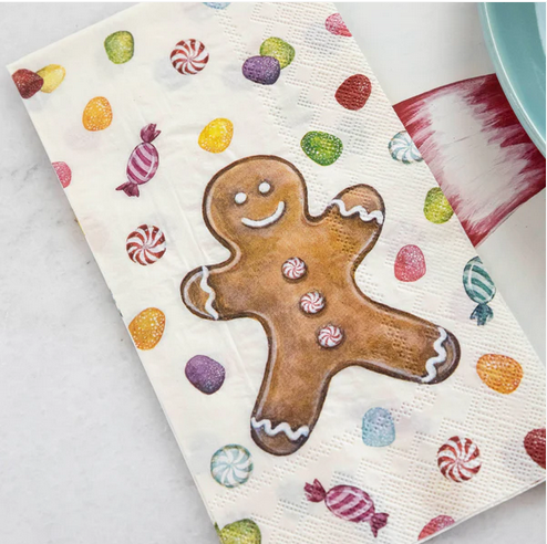 Hester & Cook - Gingerbread Paper Guest Towel Napkins