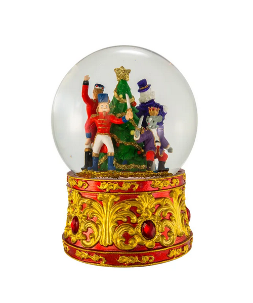 Musical Lighted Nutcracker Water Globe