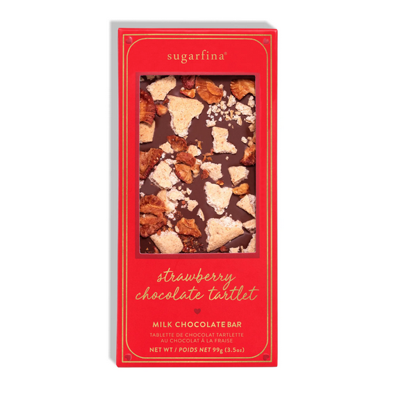 Sugarfina - Strawberry Cholate Tartlet Milk Chocolate Bar