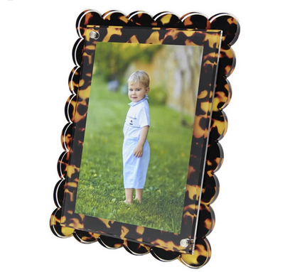 Tara Wilson Designs - Scallop Picture Frame - Tortoise