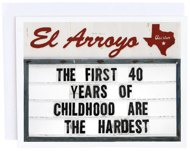 El Arroyo - Marquee Greeting Card