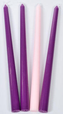 Advent Taper Candle Set