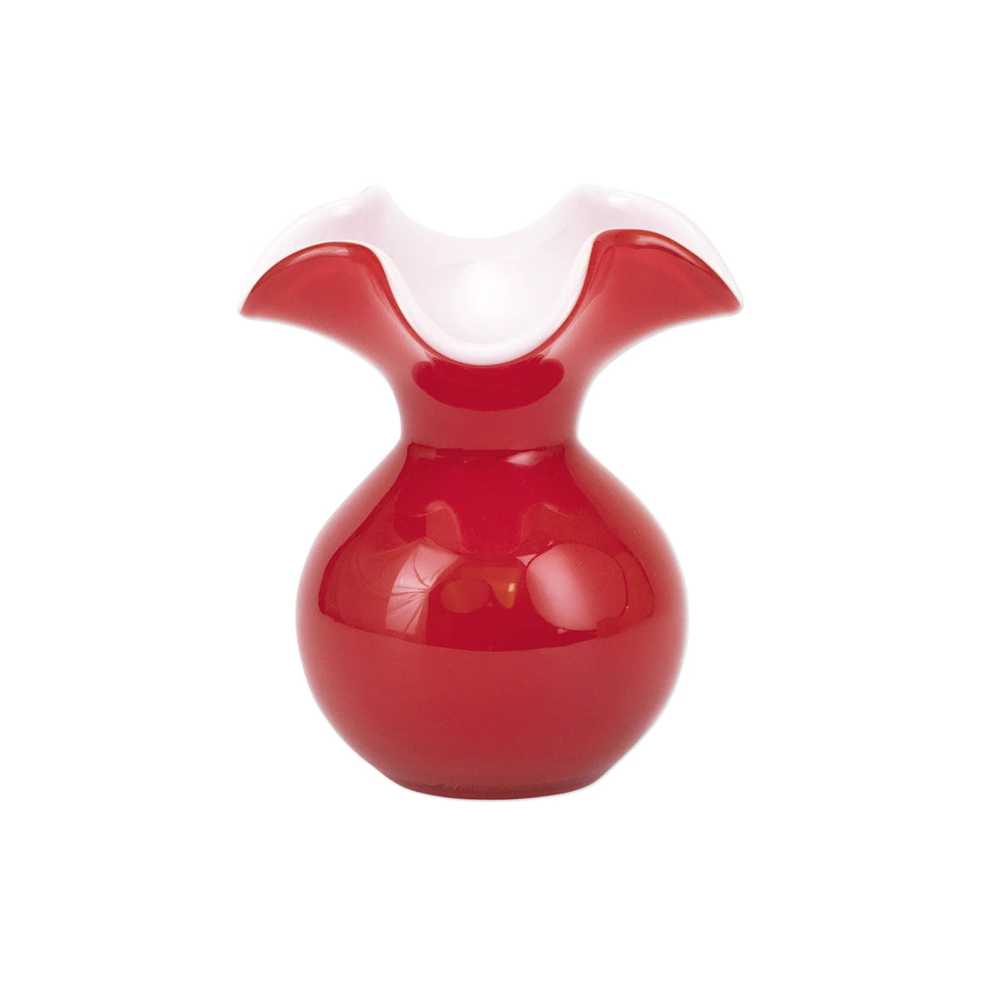 Vietri - Hibiscus Glass Fluted Vase