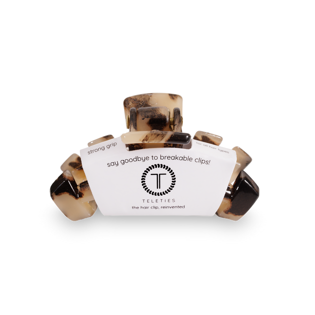 TELETIES - Blonde Tortoise Tiny Clip – Sunset & Co.