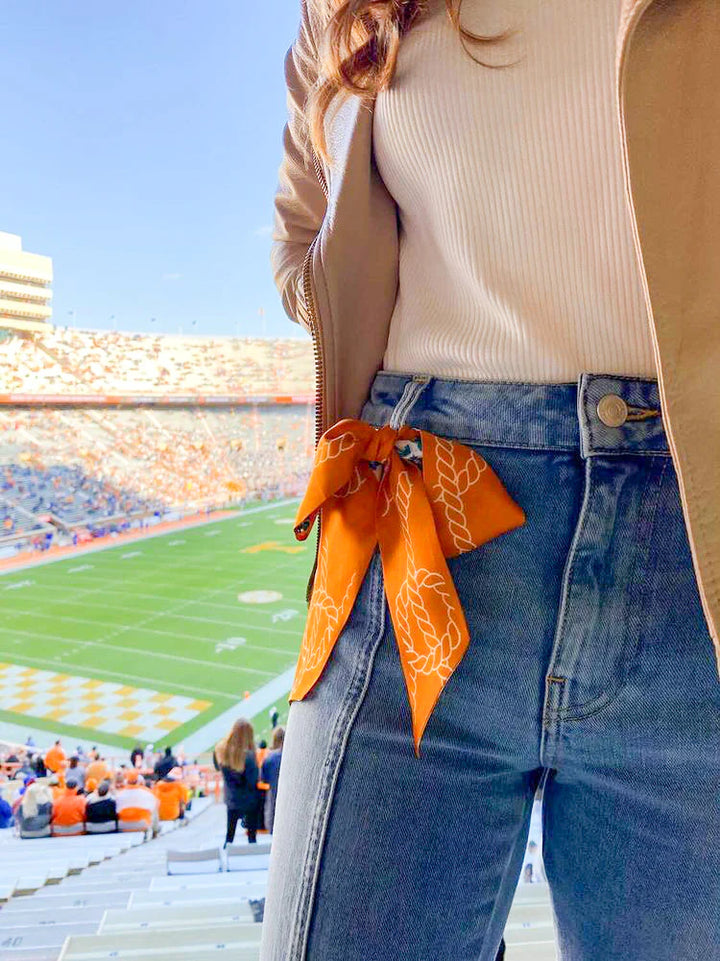 Saturday Silks - Texas Longhorns Twilly Scarf