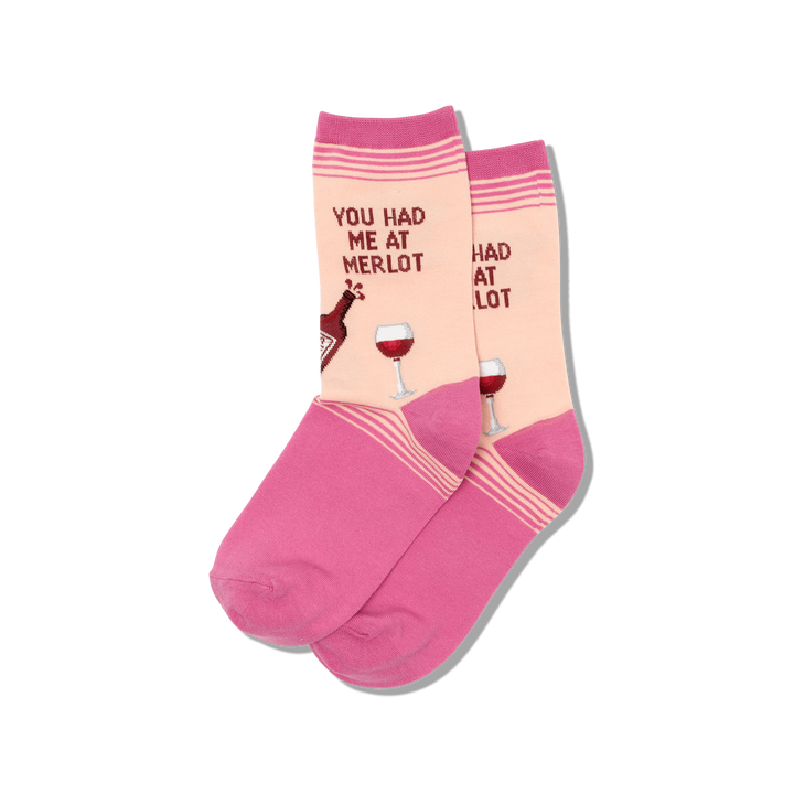 Hot Sox - Women's Socks - You Had Me At Merlot