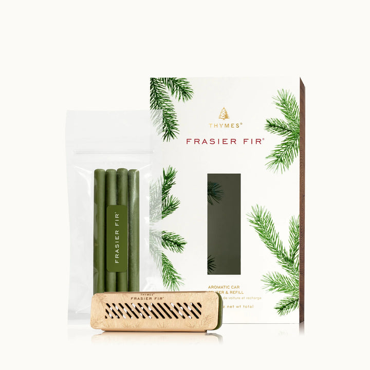 Thymes Limited - Car Diffuser Kit & Sachet - Frasier Fir